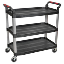 3-Level Composite Workshop Trolley – 114cm Width