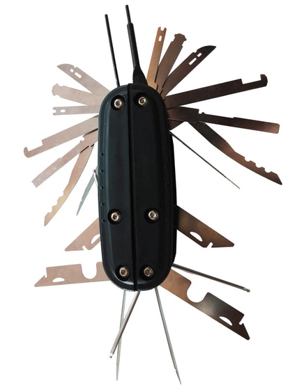 stereo removal tool set for multiple vehicle brands