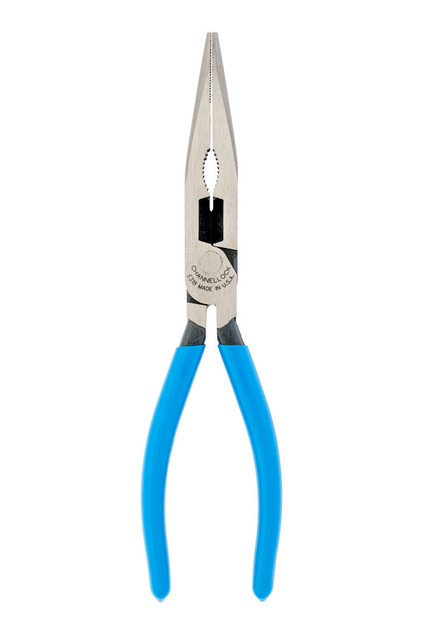 Channellock 318 long nose pliers with cutter, made in the USA