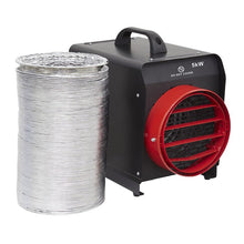 Industrial Fan Heater with Ducting 5kW