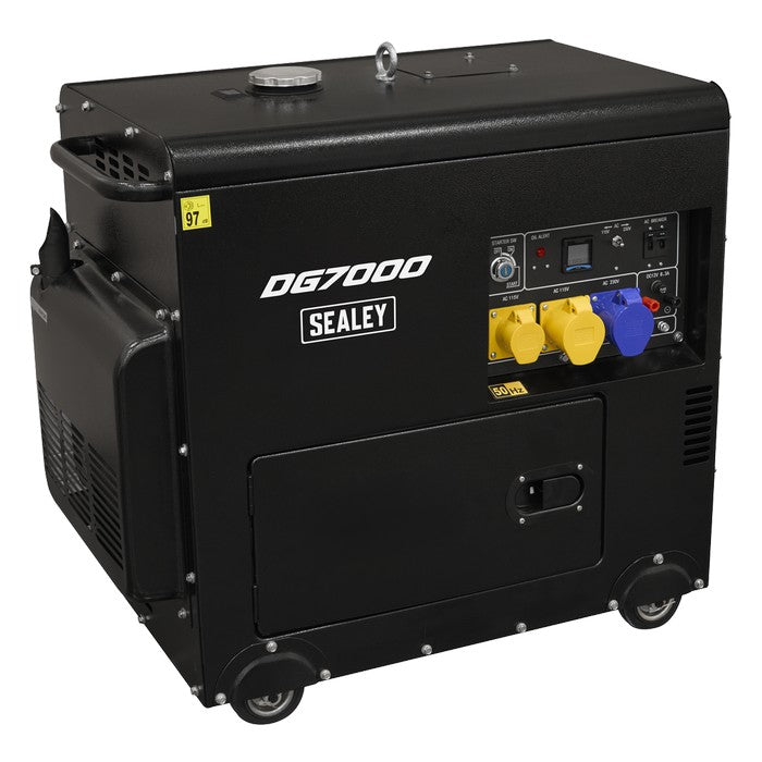 7000W Diesel Generator 4-Stroke Engine 110/230V
