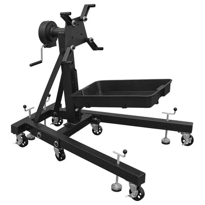 Sealey Viking Folding 360º Rotating Engine Stand with Geared Handle & Drain Pan