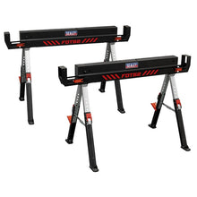 Sealey Adjustable Sawhorse Set 2pc