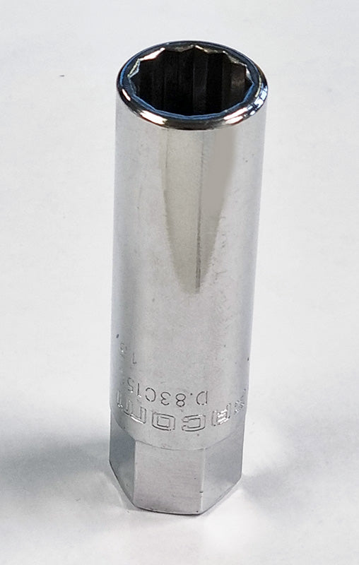 Facom 15mm deep bi-hexagon specialist socket with hexagon drive for use with spanner