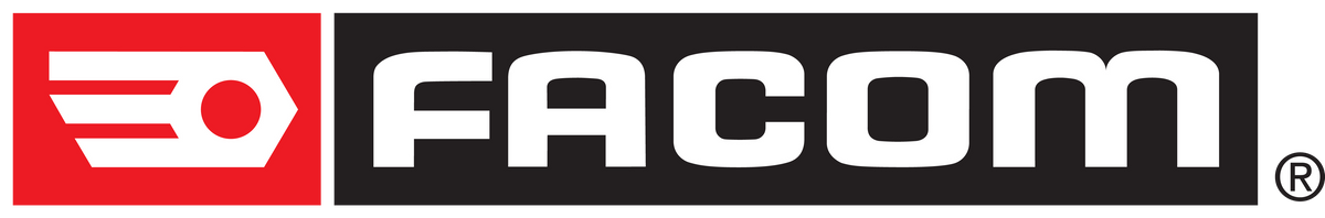 FACOM logo with red and black design