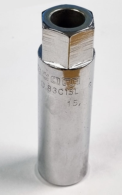 Facom D83C15L specialist deep socket 15mm bi hex socket with hex drive