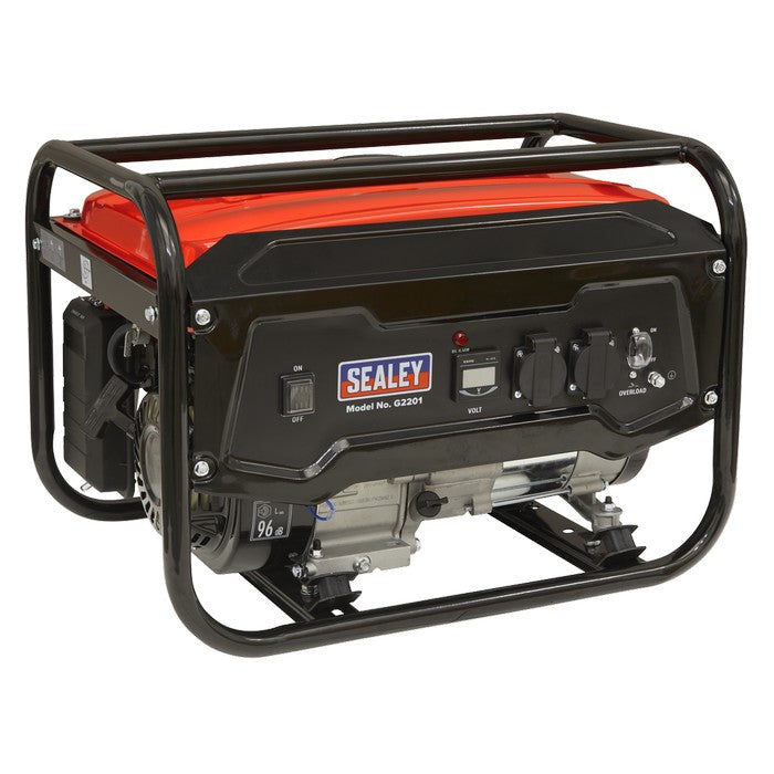 Sealey 2200W Generator 6.5hp 4-Stroke Engine 230V