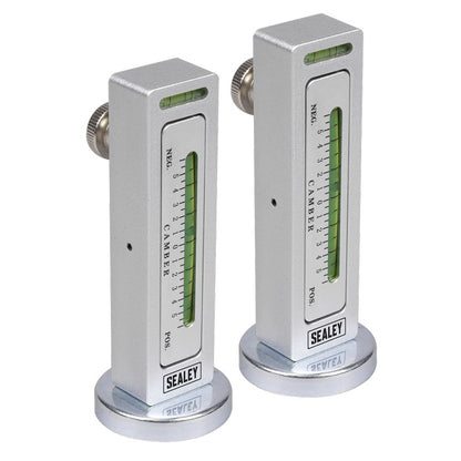 Sealey Magnetic Camber/Castor Gauge 2pc