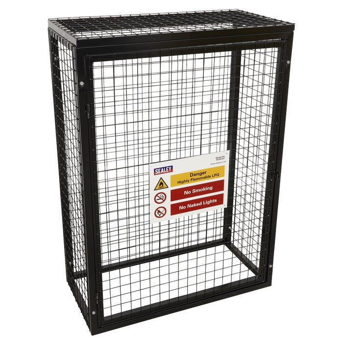 Gas Cylinder Safety Cage - 2 x 47kg
