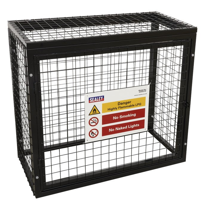 Safety Cage - 3 x 19kg Gas Cylinders