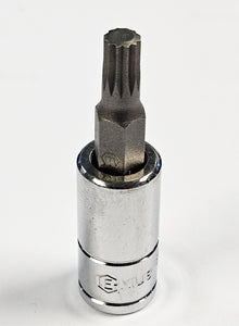 Genius Tools 1/4" drive triple square socket for automotive repair