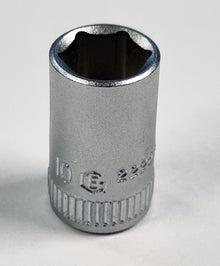 1/4"SD Hexagon / 6 Point Socket Standard Depth From Genius Tools - 3-14mm
