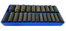 1/2" Dr. Metric Deep Impact Socket Set 24 Piece Genius Tools