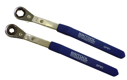 Britool Tools Offset Ratcheting Glow Plug Spanners - GPW Range