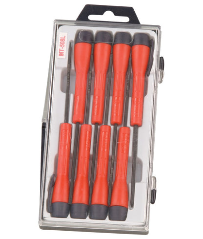 Genius Tools 8 piece micro screwdriver set with case