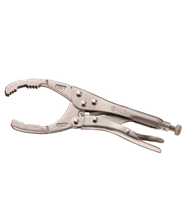 Genius Tools oil filter removal pliers
10 inch locking filter pliers.