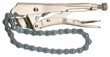 Genius Tools 18" locking chain pliers, for awkward shapes.