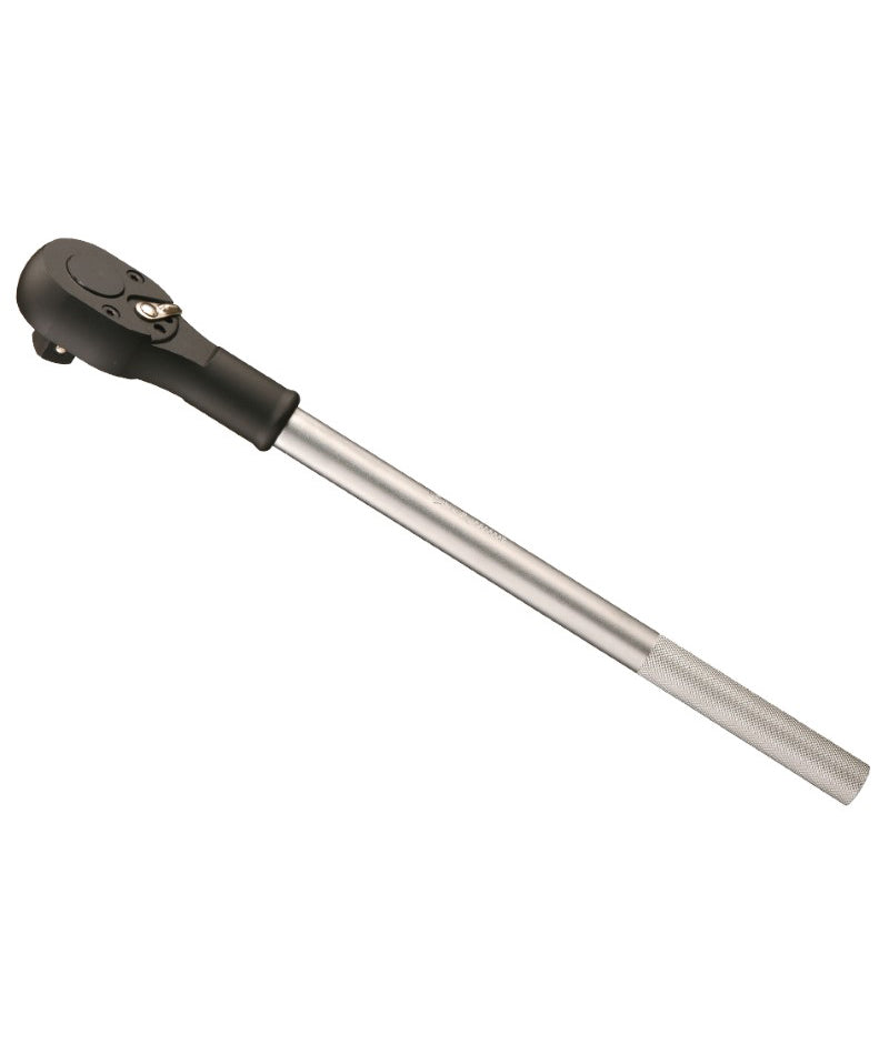 Genius Tools 3/4" drive reversible ratchet with steel handle from GS-617M socket and accessory set.