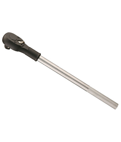 Genius Tools 3/4" drive reversible ratchet with steel handle from GS-617M socket and accessory set.