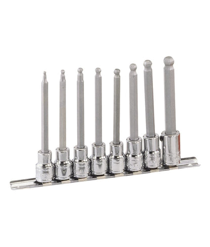 Genius Tools long hex bit socket set 3/8 drive AF sizes