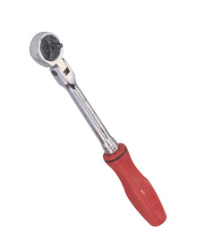 Genius Tools 3/8" drive flex head ratchet with turn plate reverse and hard plastic grip