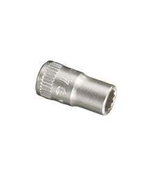 Genius 1/4" 12 point chrome socket range