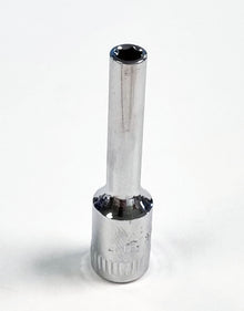 Genius Tools 1/4 drive deep socket, 6 point sizes available 4mm to 14mm