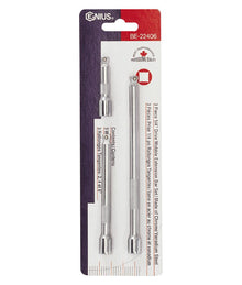 1/4" drive 3 piece Genius Tools wobble extension set