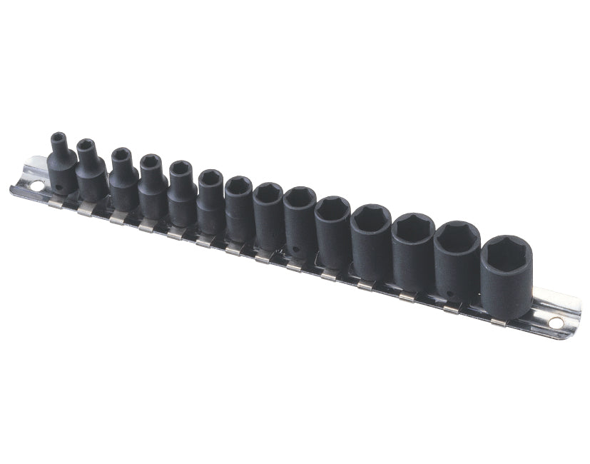 Genius Tools 1/4 drive impact socket set 3mm to 14mm