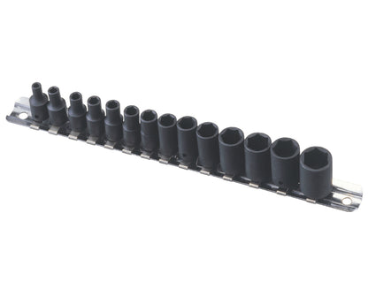Genius Tools 1/4 drive impact socket set 3mm to 14mm