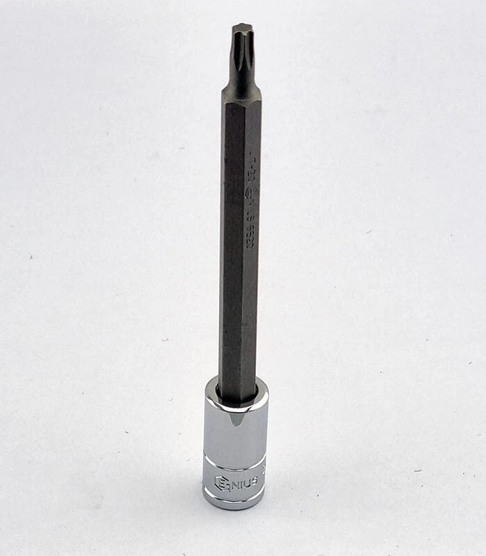 Genius Tools 1/4" Torx bit socket with 100mm overall length