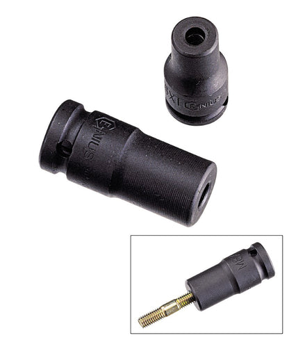 Genius Tools 3/8" drive stud bolt sockets M6, M8, M10.