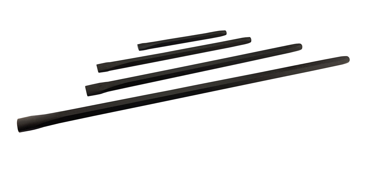 Set of 4 oval tip bearing race punches from Genius tools.