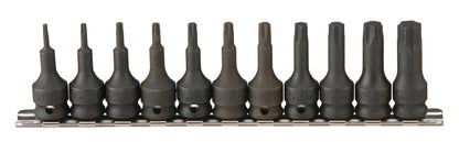 Genius Tools impact torx socket set T10 to T60 chrome molybdenum steel