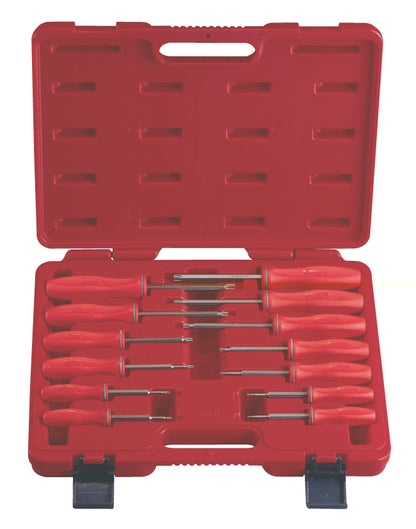 Genius Tools TX-513T 13 piece Torx Star screwdriver set T6 to T50 professional screwdrivers supplied in blow moulded storage case