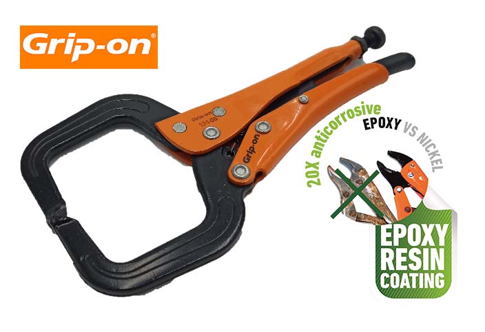 Grip-On 124-06 locking 6" C clamp pliers welding tool