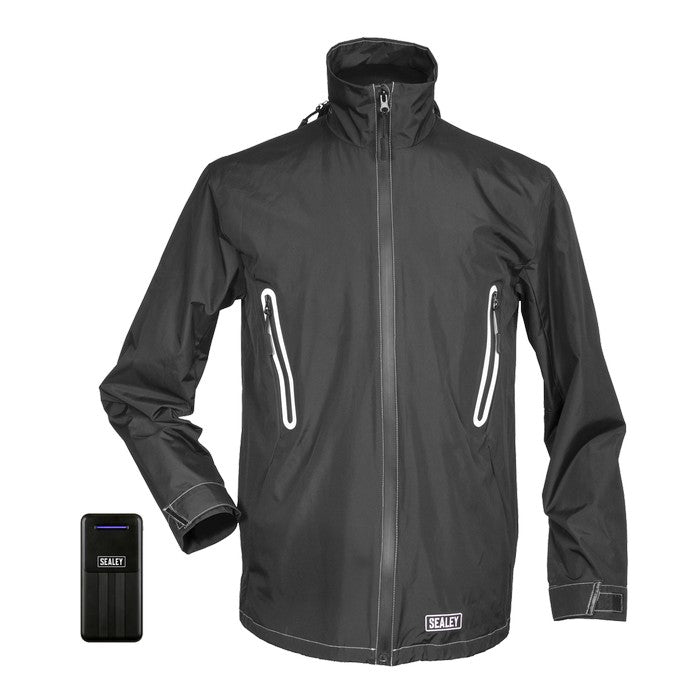 5V Heated Rain Jacket with Power Bank 10Ah - X-Large