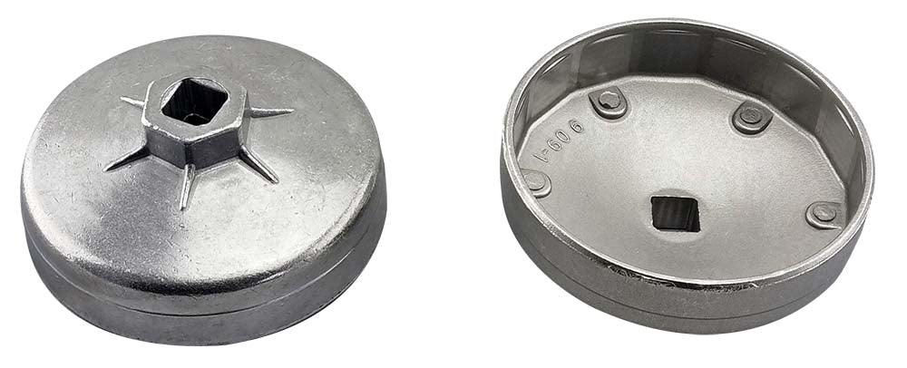 Britool Hallmark 1/2" drive aluminium oil filter cup wrenches from the 21 piece set, HMAOF21.
