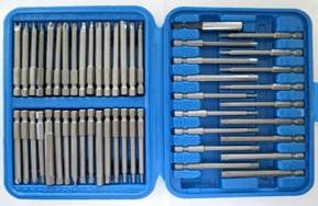100pc Screwdriver Bit Set + 50pc Extra Long Bit Set Britool Hallmark