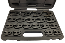 19pc 3/8" & 1/2" Crowsfoot Spanner / Wrench Set Britool Hallmark, 8-32mm