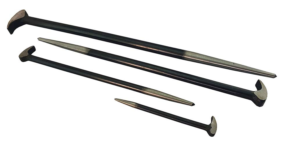 4 Piece Heelbar Pry Bar Set Britool Hallmark HMPBSET4