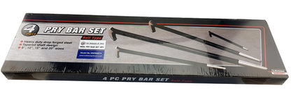 4 Piece Heelbar Pry Bar Set Britool Hallmark HMPBSET4