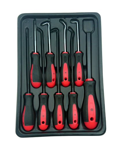 9 Piece Hook & Pick Set With Scraper From Britool Hallmark