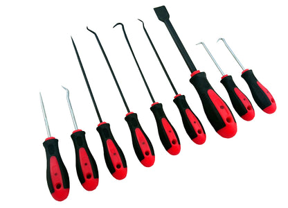 8 Piece Heavy Duty Punch & Chisel Set + Pick & Scraper Set