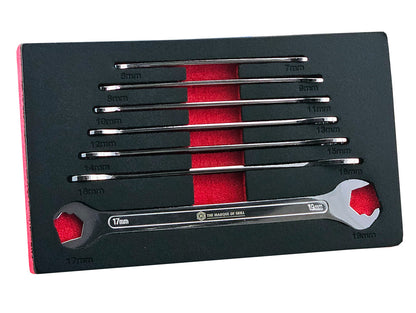 BRITOOL HALLMARK 7PC ULTRA THIN SPANNER SET