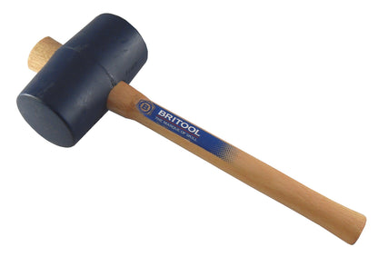 Britool Hallmark 750g Rubber Mallet with Wooden Handle HRM26