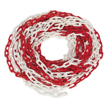 Safety Chain Red/White 25m x 6mm