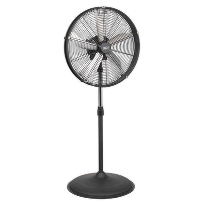 Industrial High Velocity Oscillating Pedestal Fan 20" 230V