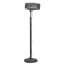 Infrared Quartz Patio Heater with Telescopic Floor Stand 2000W/230V