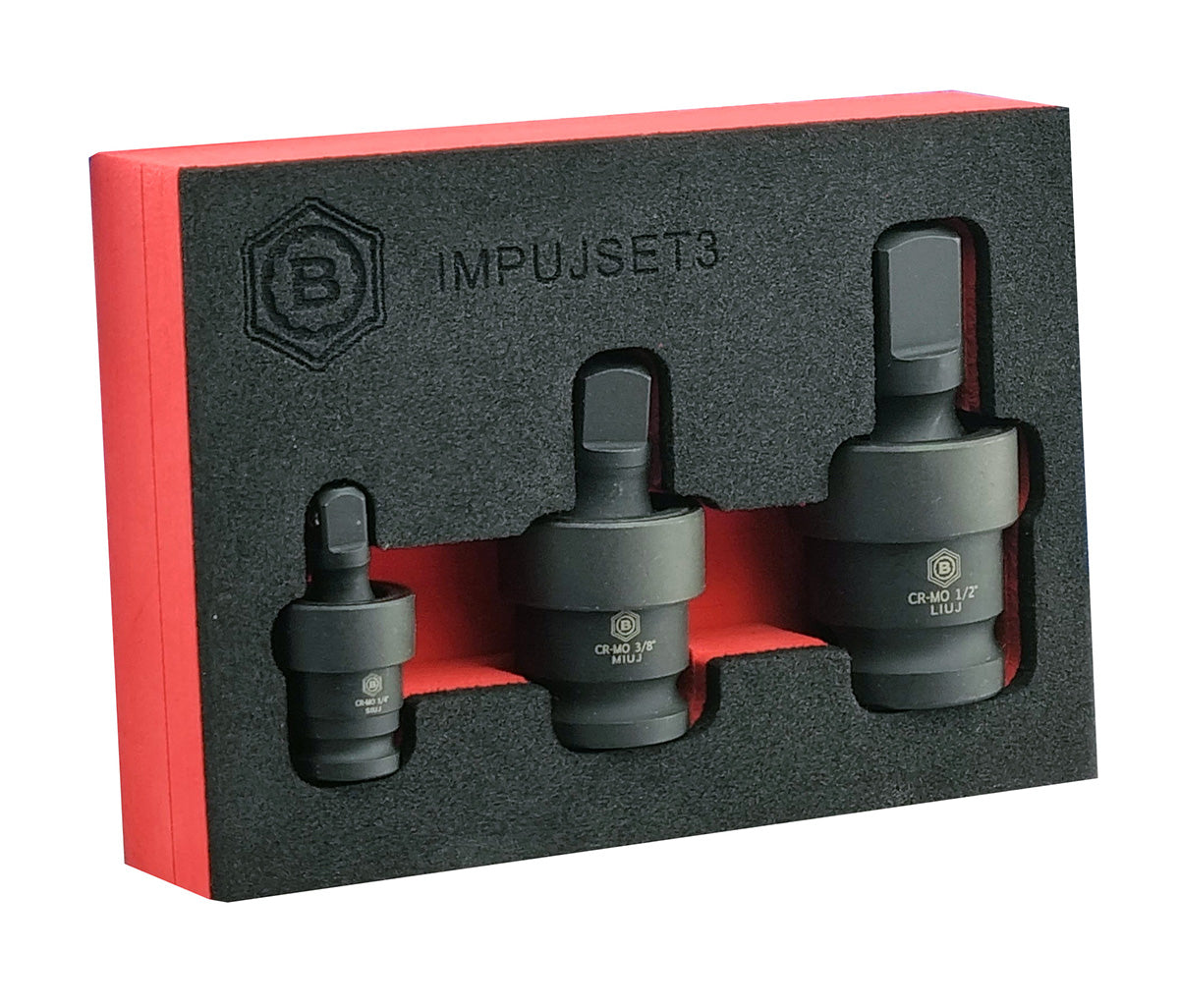 Impact Socket Adapter Set + UJ Universal Joint Set From Britool Hallmark